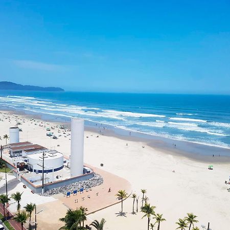 Apto C Vista Incrivel Para O Mar, Praia Grande Sp Eksteriør billede