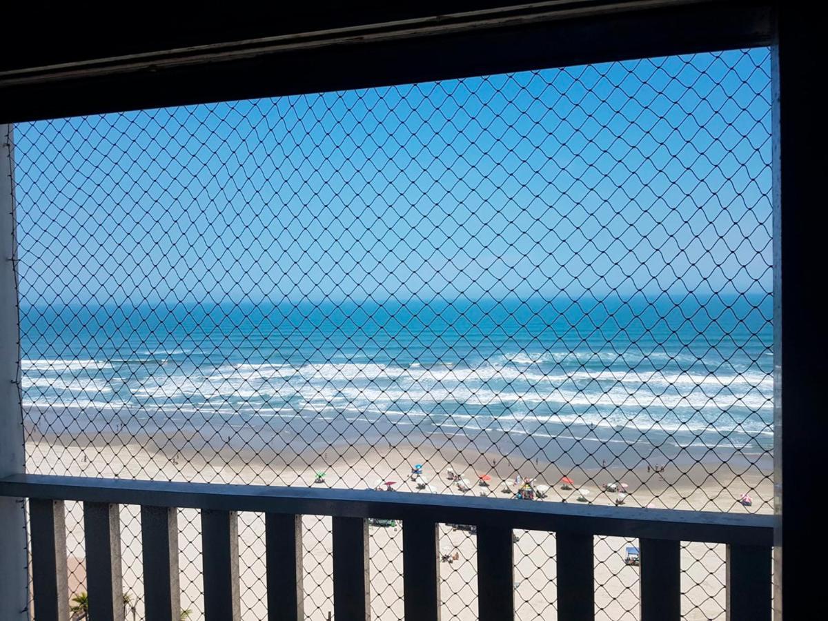 Apto C Vista Incrivel Para O Mar, Praia Grande Sp Eksteriør billede